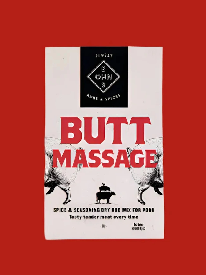 Bohns Butt Massage Spice And Seasoning BBQ Dry Rubs