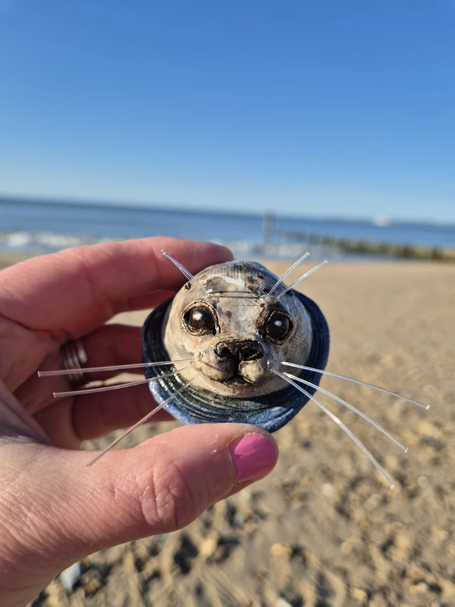 Seal Ceramic Sculpture 