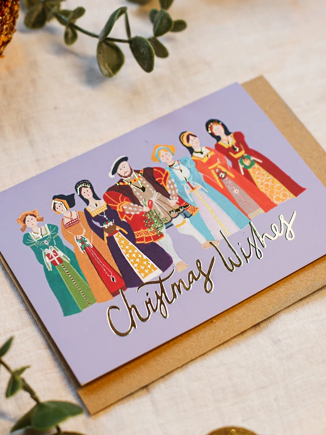 Henry Tudor history lover christmas cards 