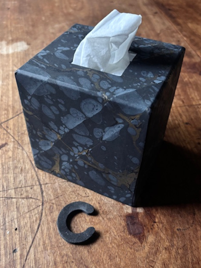 Tissue Box. A tissue box in C.