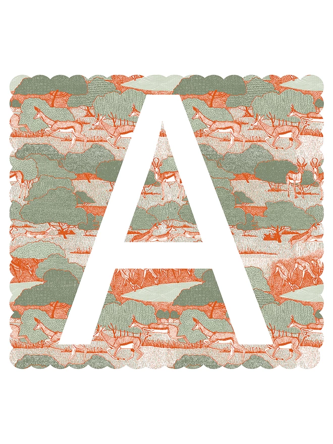 Screen Print Antelope