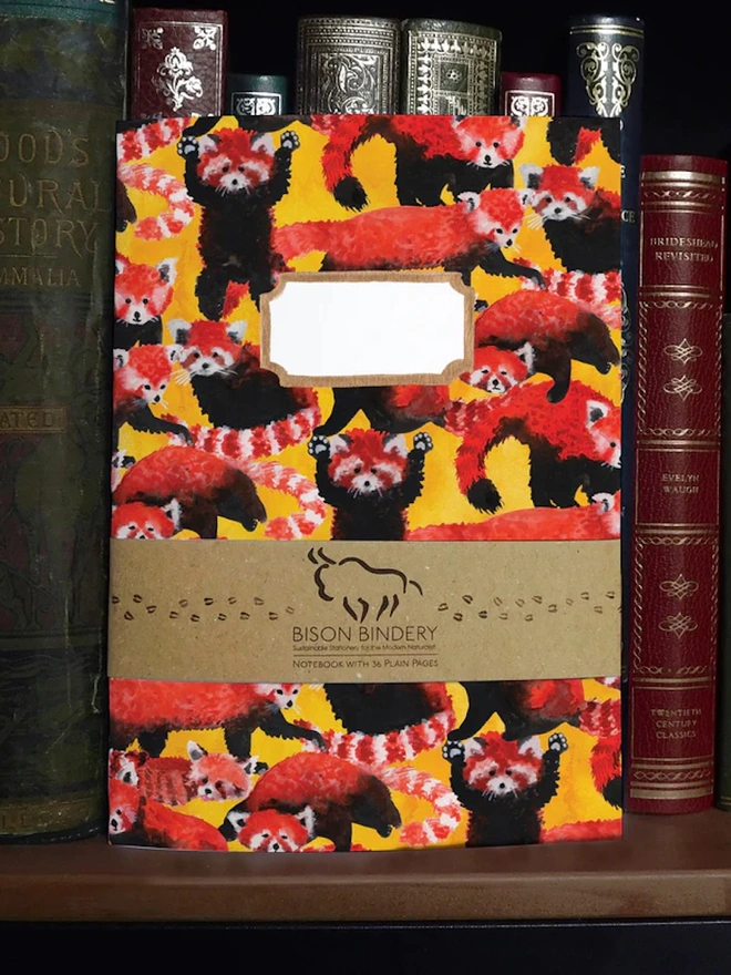 Pack of Red Pandas Print Notebook