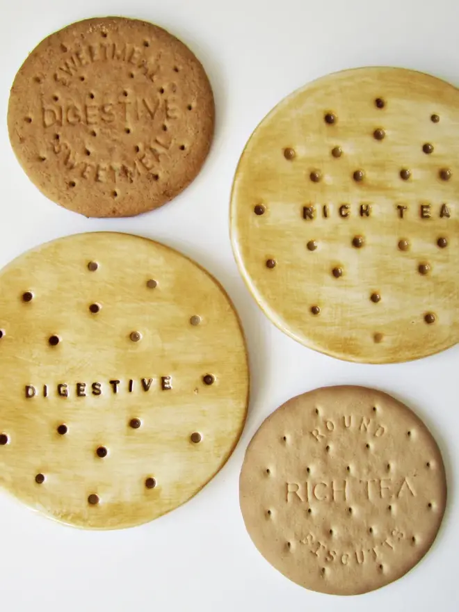 Ceramic Biscuit Coaster