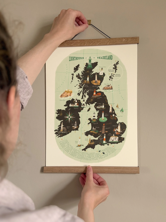 Lighthouses of the United Kingdom Print 
