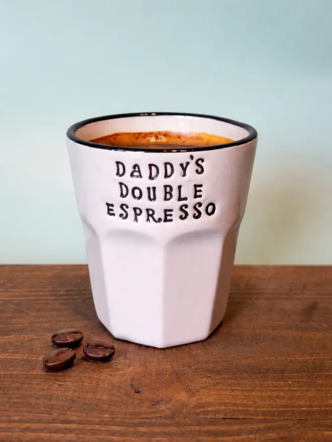 Personalised coffee cup