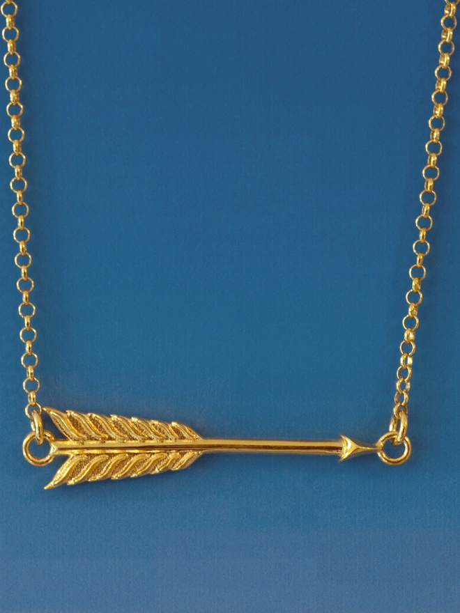 Gold Arrow Necklace