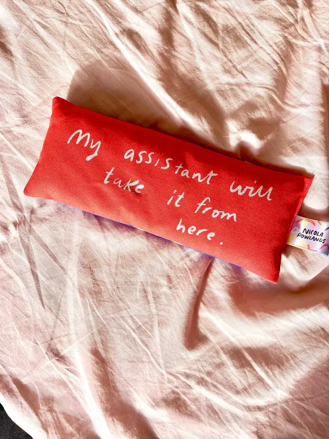 My assistant will take it from here, I'm going to lie down. 