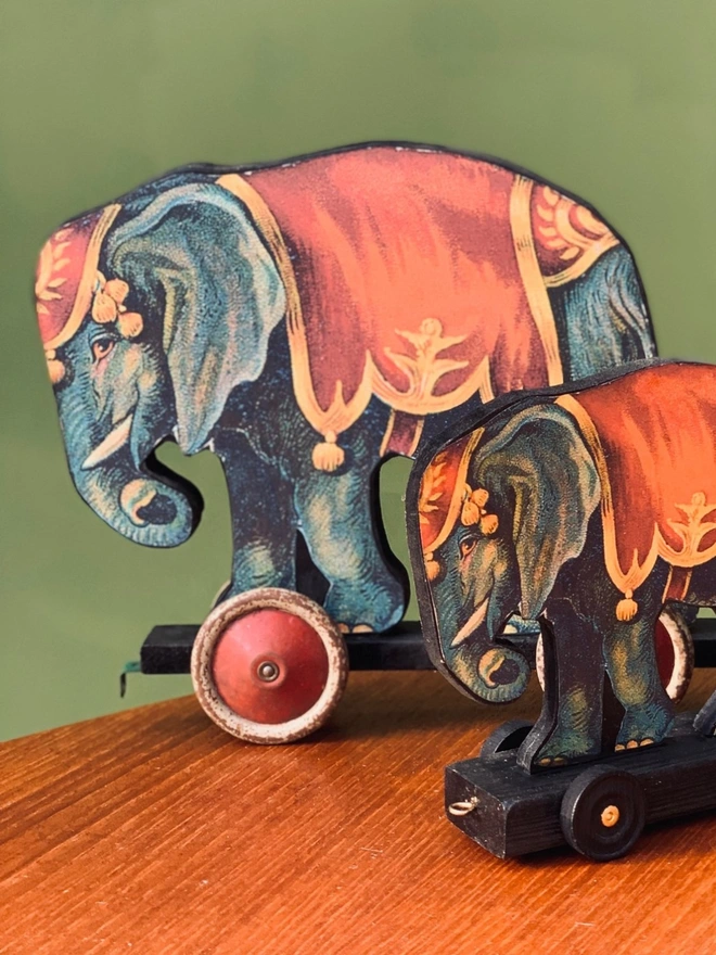 Circus Elephant On Wheels