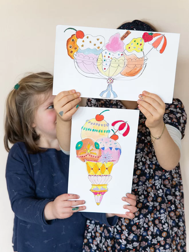 Ice-Cream Art Project for Children