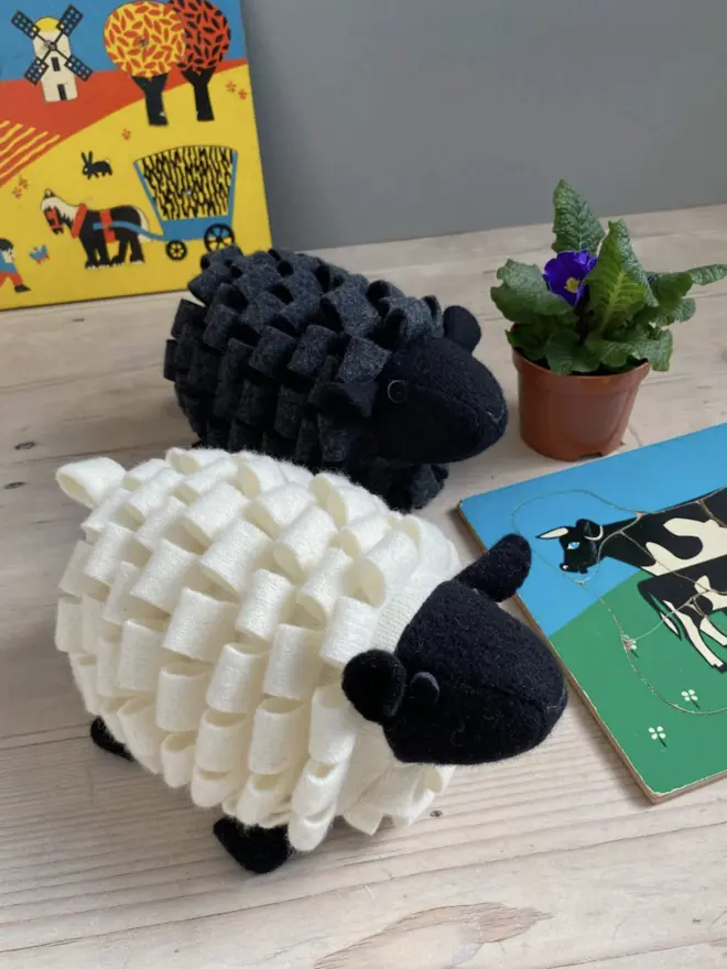knitted sheep