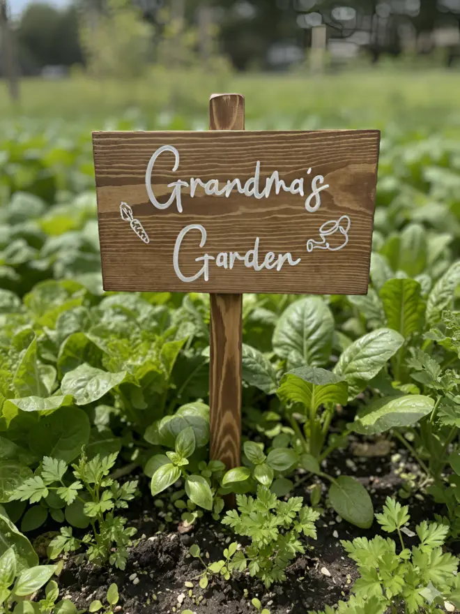 personalised garden sign