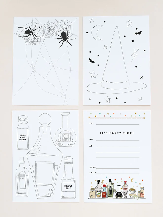 Party Invitations to add colour to