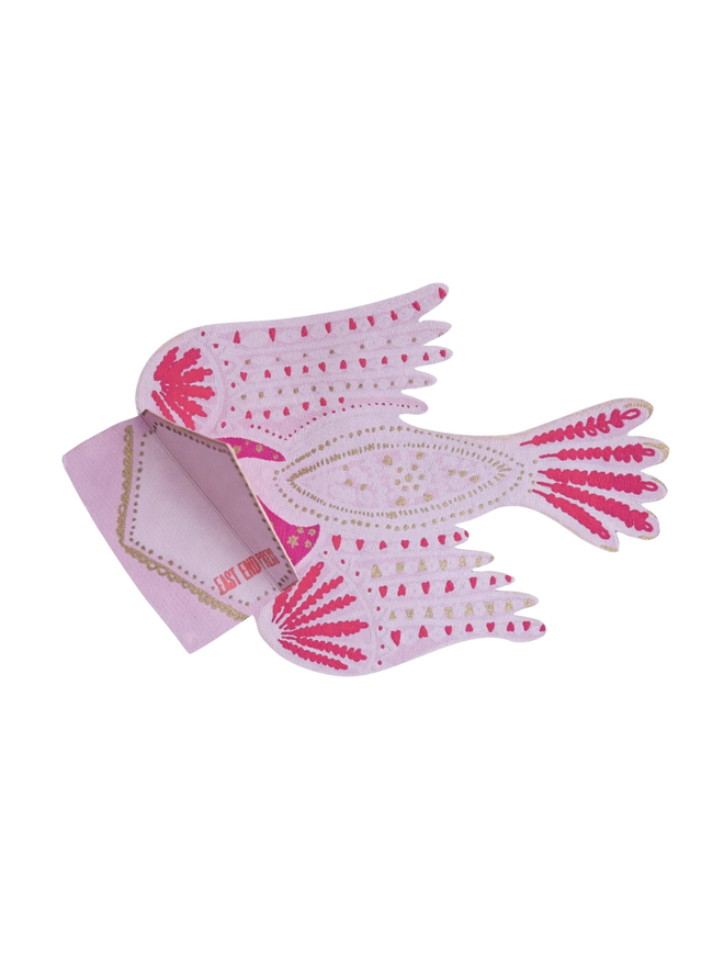 Love letter bird greeting card