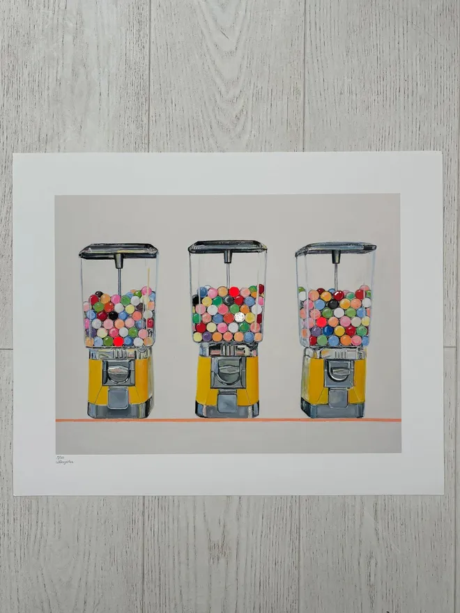 Gumballs Fine Art Print