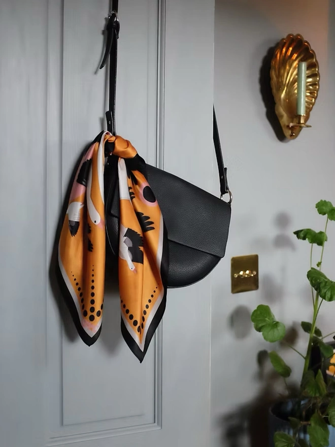 'Wild Geese' Silk Scarf