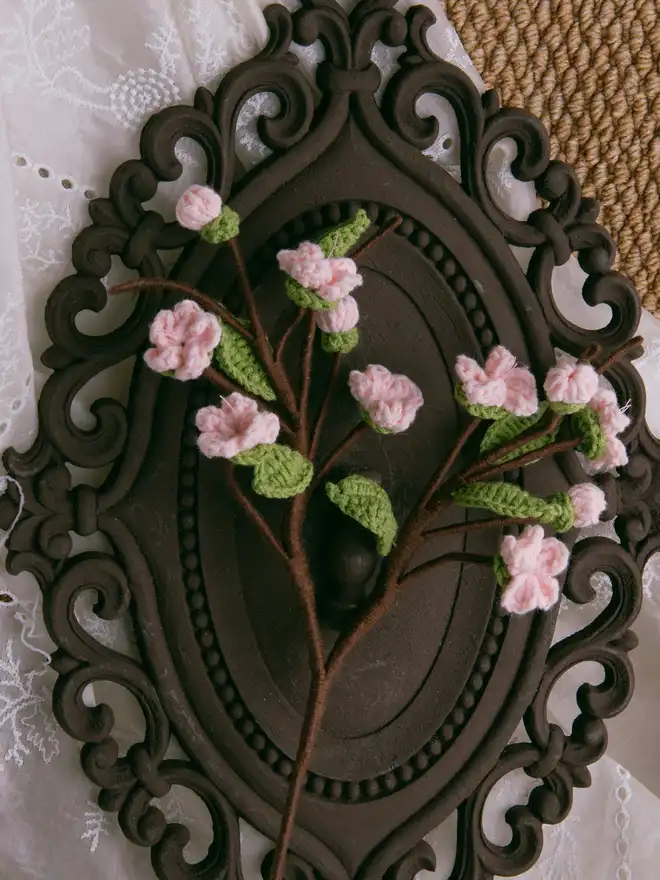 The Way to You Crochet Flower Peach Blossom