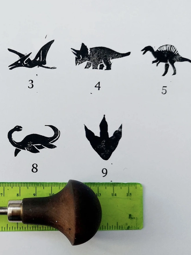 Dinosaur Ink Stamps