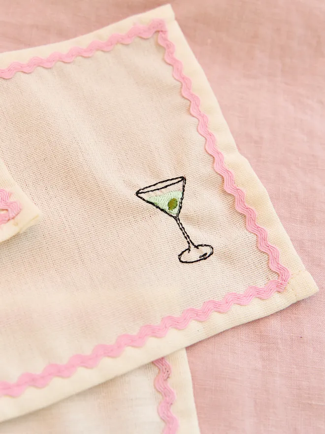 Cocktail Cocktail Napkins (Set Of 4)