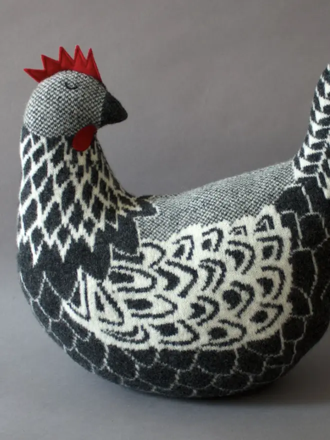 grey hen plush