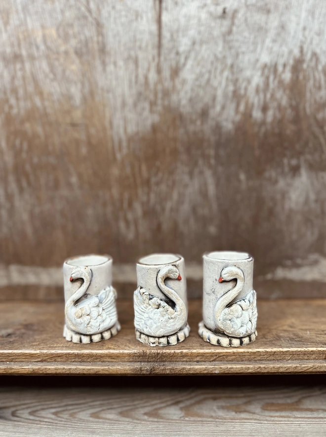 Ceramic match pot