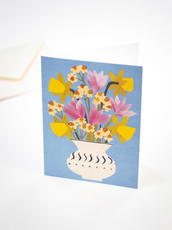 Spring flowers card