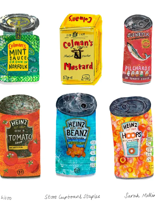 Store Cupboard Staples Fine Art Print