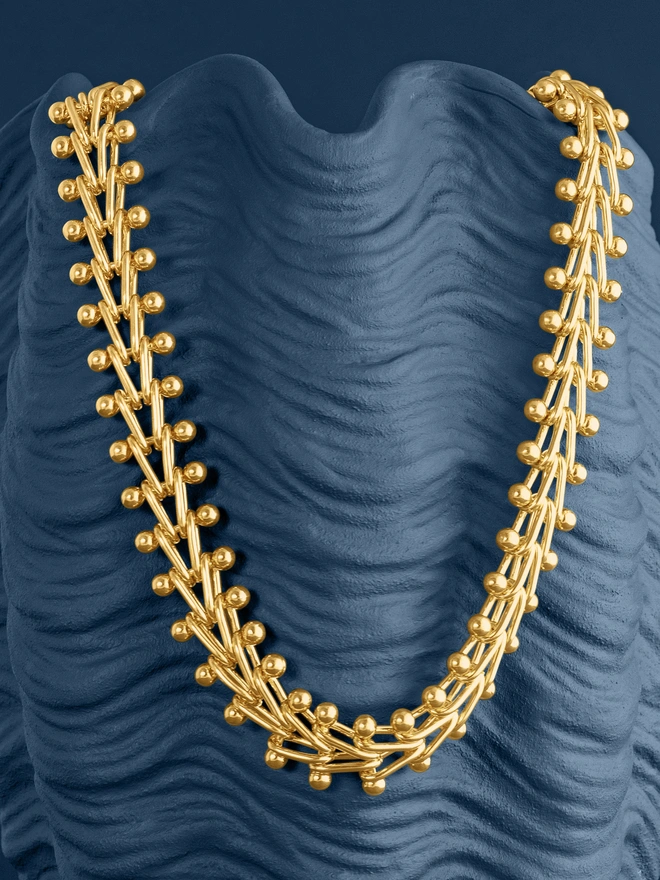 Loel Gold Deco Chain Necklace