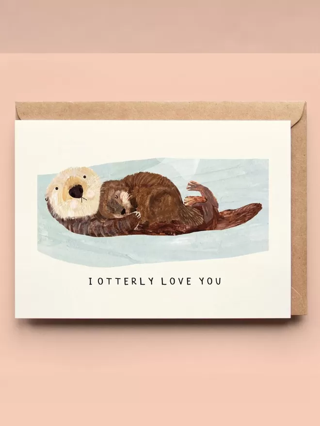 Otterly Love Card