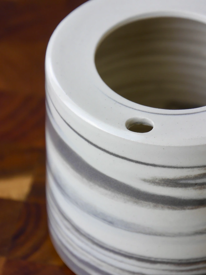 ceramic takeout coffee cup