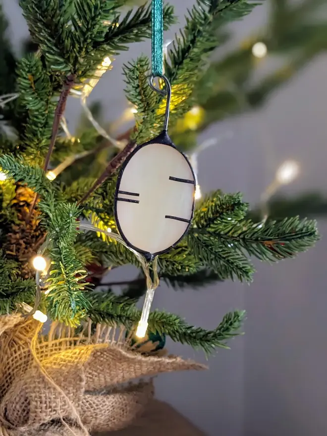 Stained Glass Christmas Tree Decorations (Set Of 3)