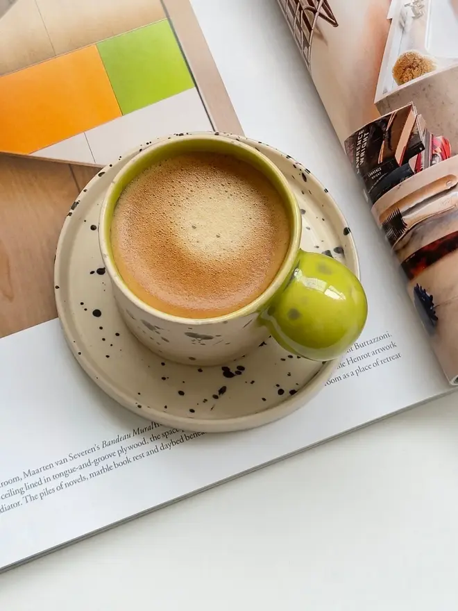 Lime Green Espresso Cup