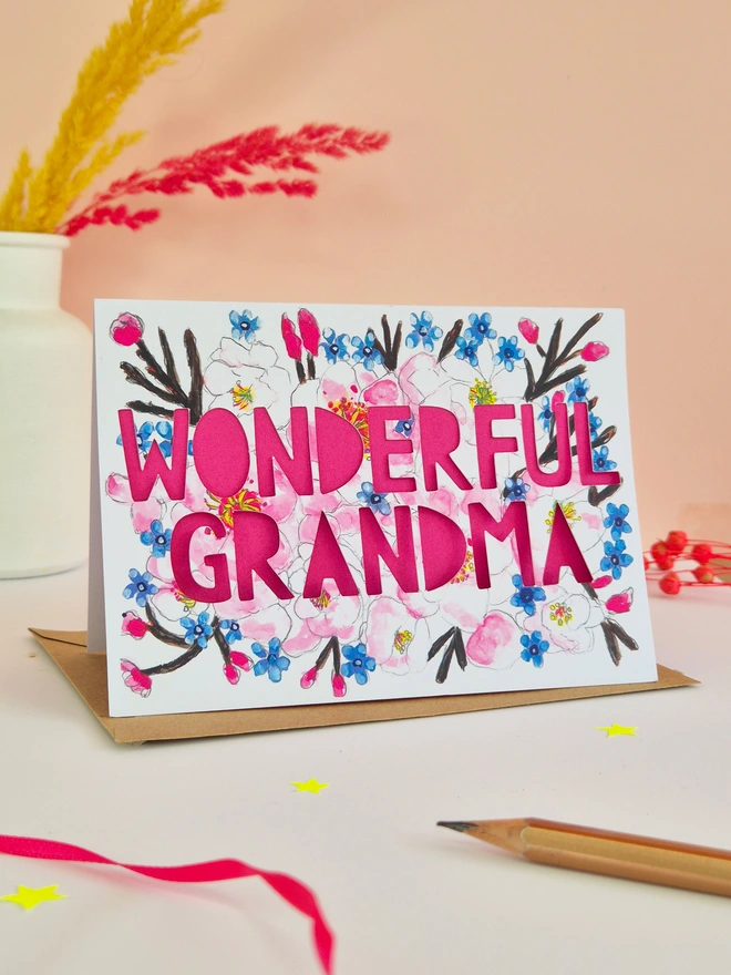 wonderful grandma card