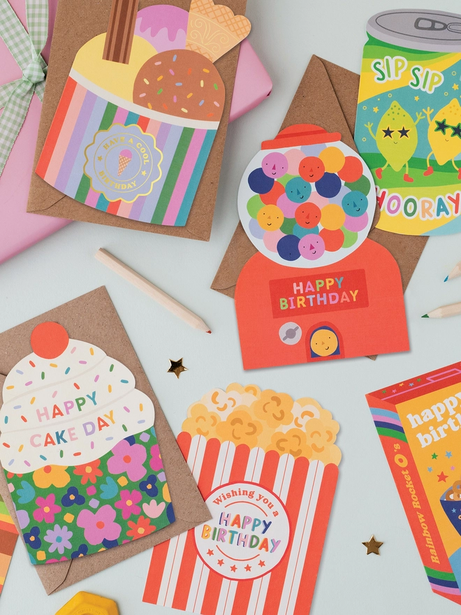 Gumball Machine Birthday Card