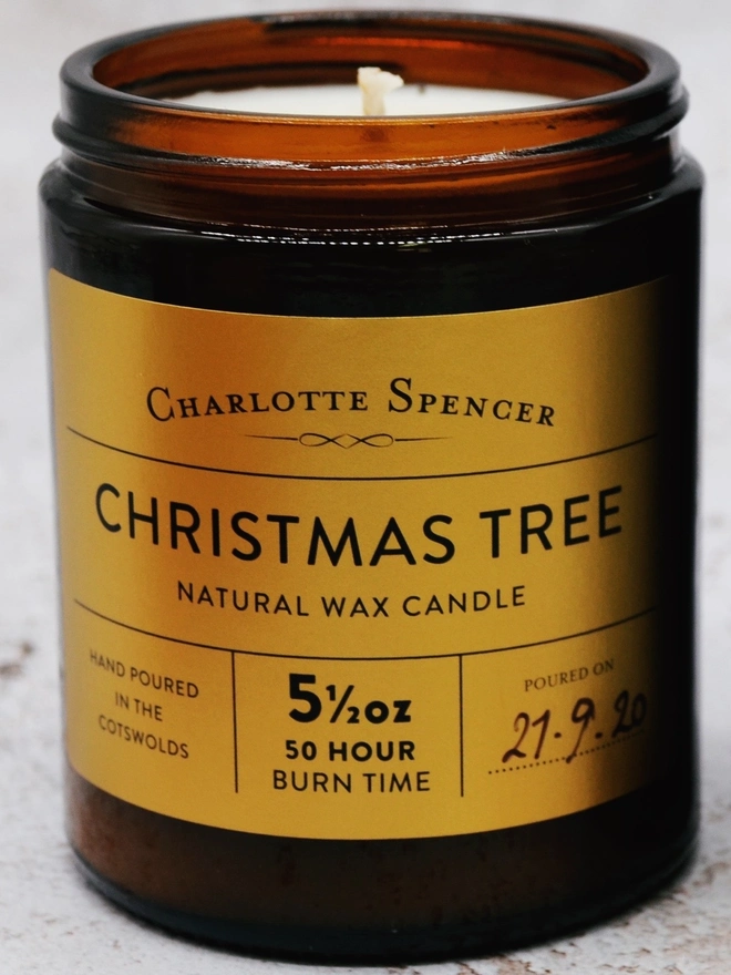 Christmas Tree Candle 