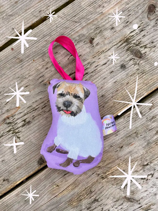 Soft and squishie tree decoration!