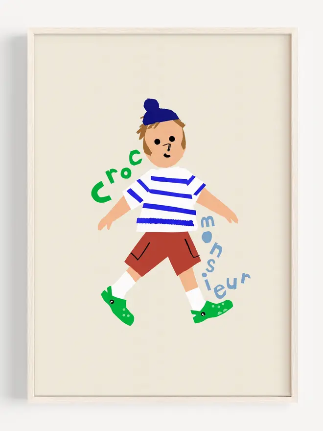 Meet Croc Monsieur...a playful fun print for tres chic Croc lovers!