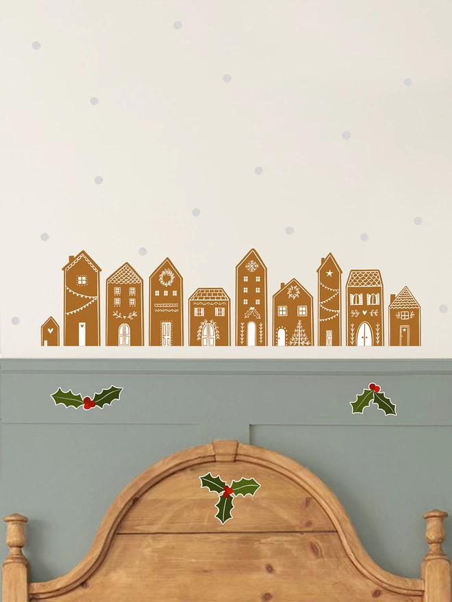 Gingerbread House Wall Stickers