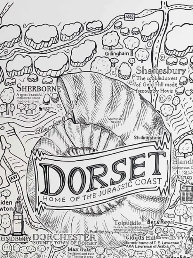 Dorset Poster Wall Art Zoom 7