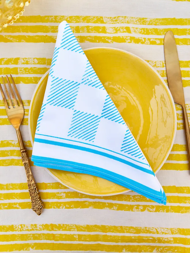 Checkerboard Board Game Printed Handkerchief
