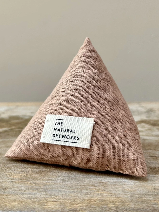 Putty Pink Linen Lavender Bag