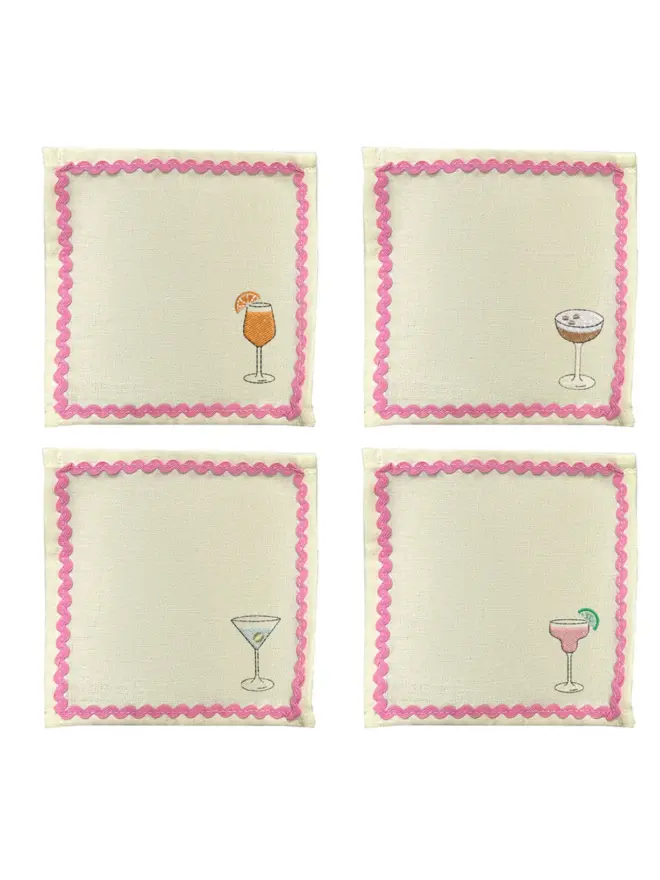 Cocktail Cocktail Napkins (Set Of 4)