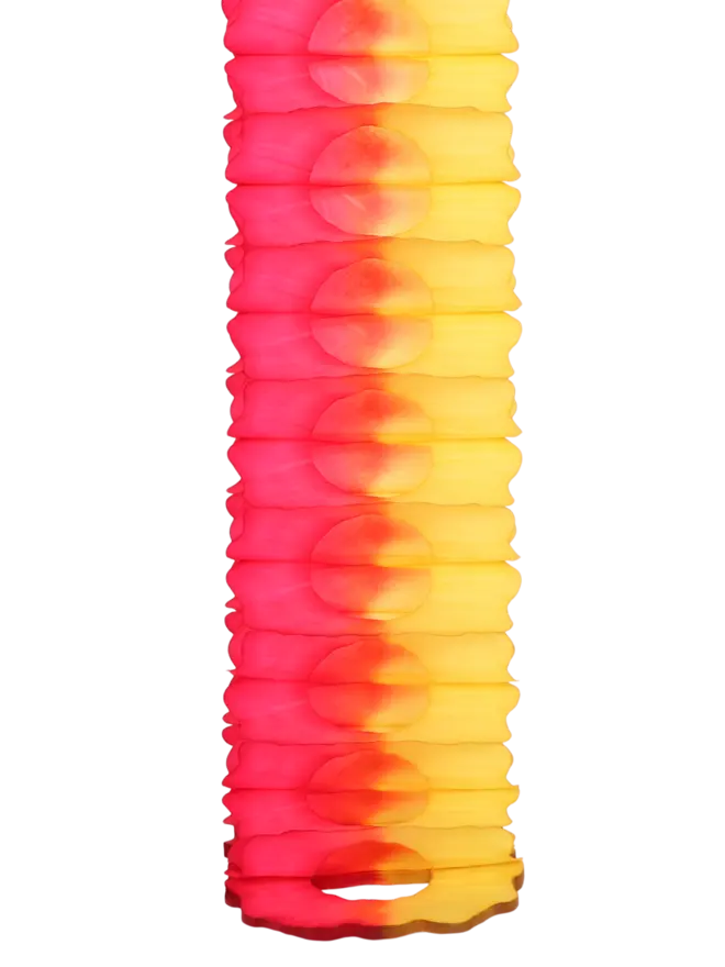 Two-Tone Garland 4m, Mustard & Crimson