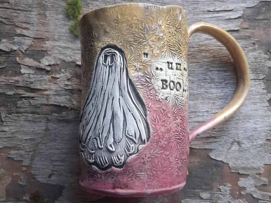 'Dave The Ghost' Personalised Mug