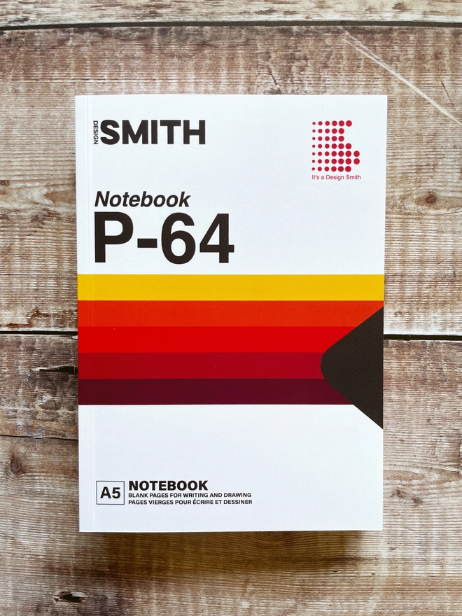 Illustrated notebook inspired by VHS tapes