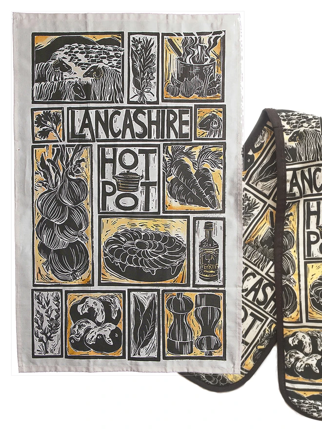 lancashire-hot-pot-double-oven-glove-tea-towel-kate-guy-print
