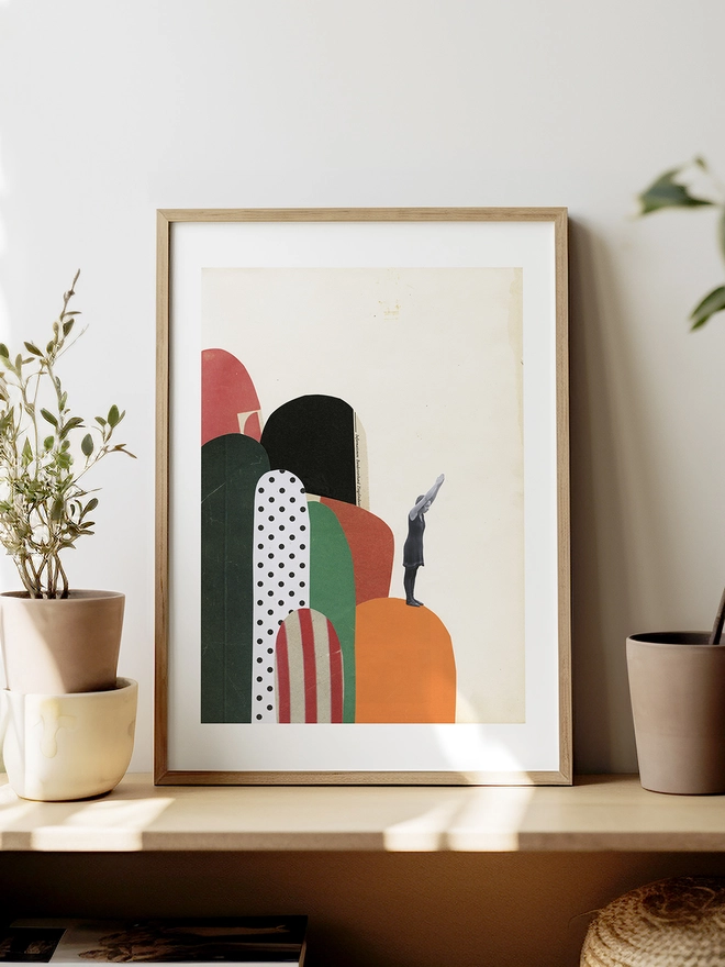 Rock Diving Coastal Print