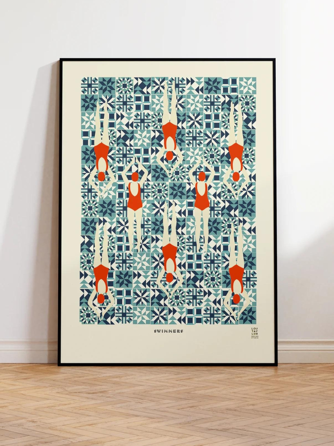 swimmers Giclee print