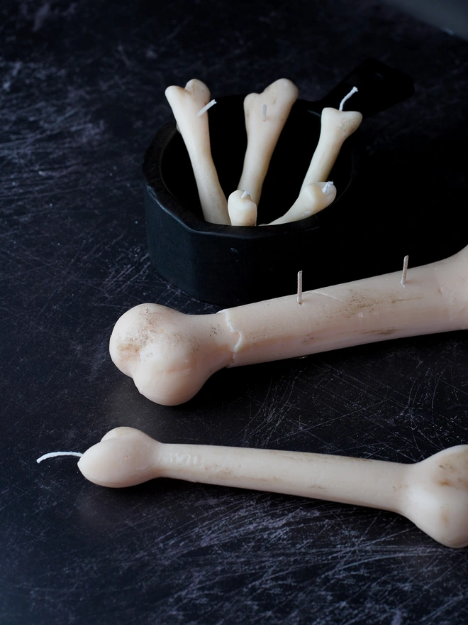 Miniature Bone Cake Candles