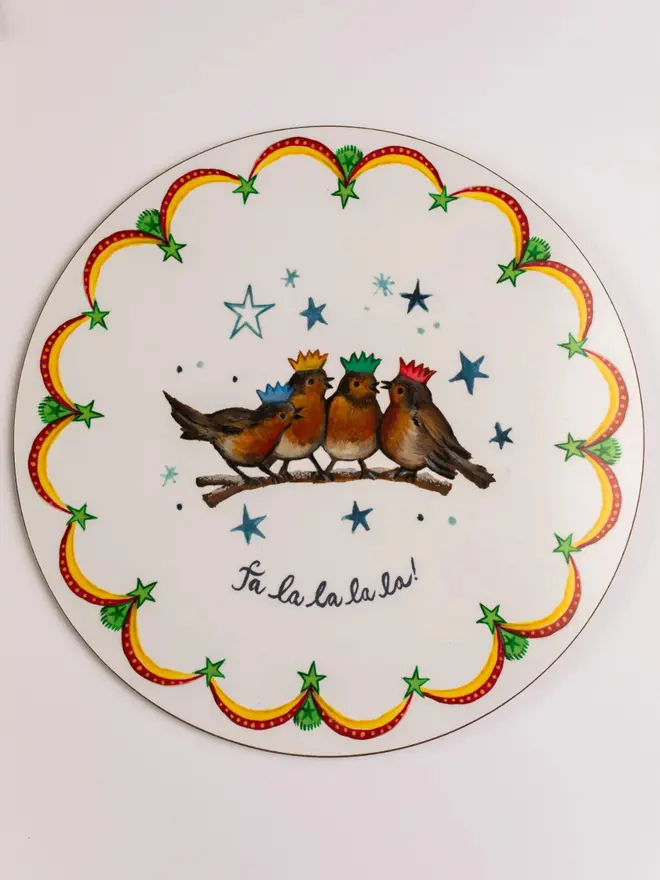 Fa La La La La ~ Christmas Placemat Plain