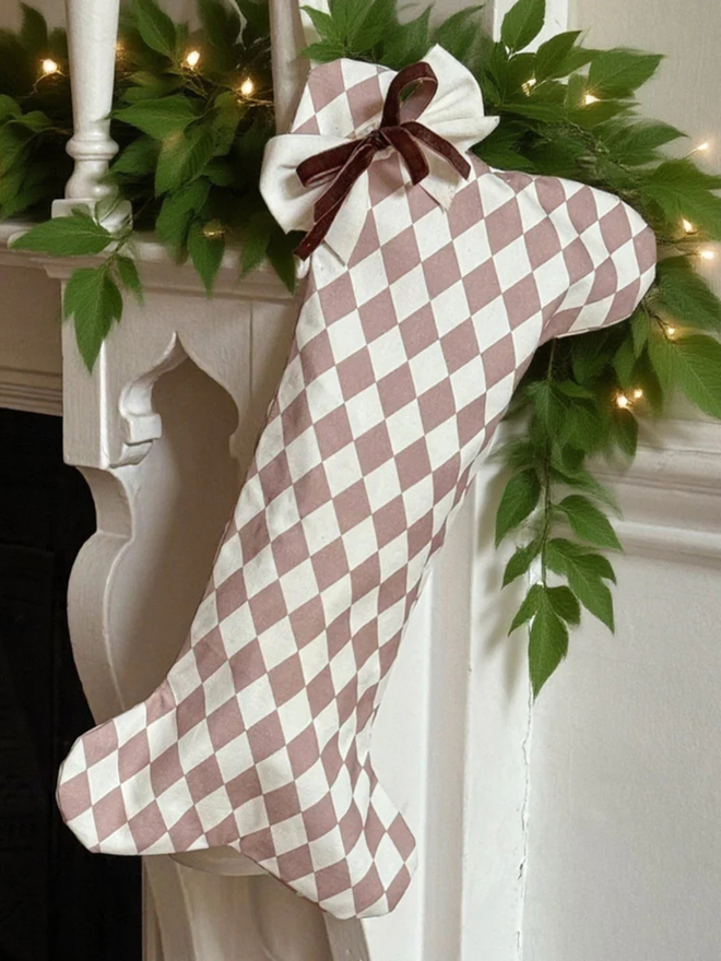 Dog bone Christmas stocking